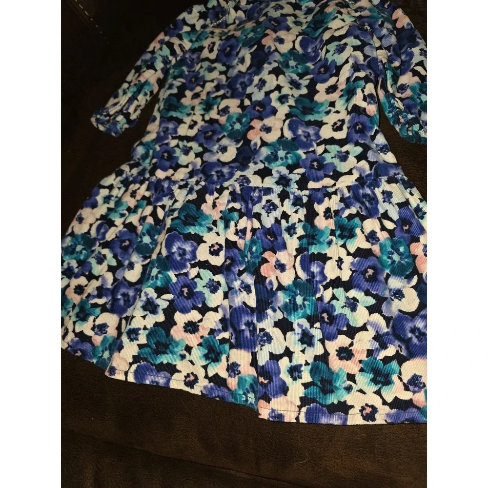 Gymboree butterfly garden floral cord dress size 2t‎